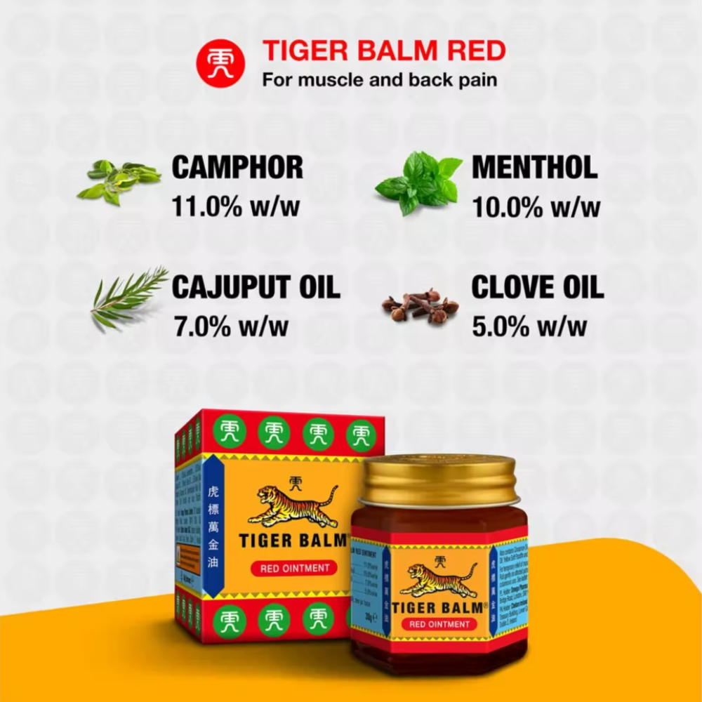 Tiger Balm, Red Ointment 19g