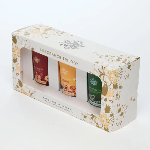 The Handmade Soap, Fragrance Trilogy Care Set ( Candles) 3 x 70g