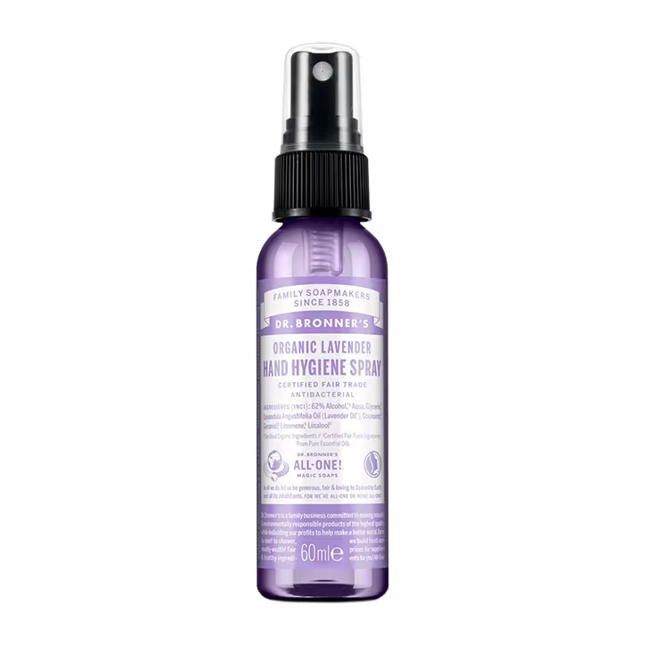 Dr. Bronner, Organic Hand Sanitiser Lavender 60ml