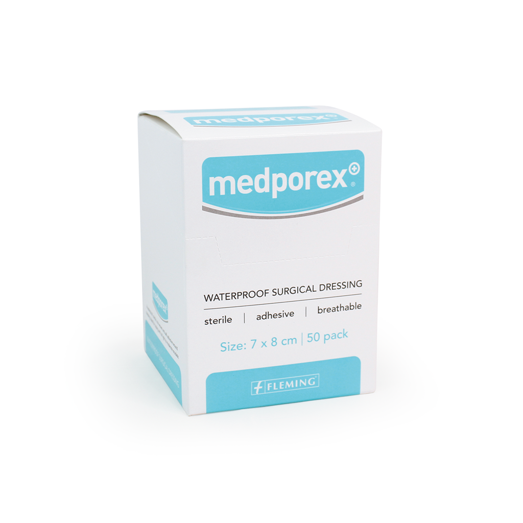 Medporex, Waterproof Surgical Dressing 7X8cm