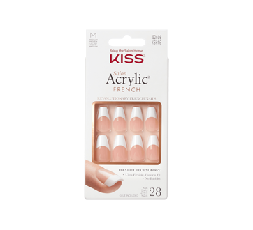 KISS, Salon Acrylic French Nails - Je T'aime