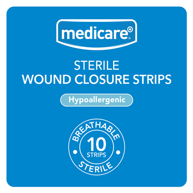 Medicare, Sterile Wound Closure Strips 10 Pack