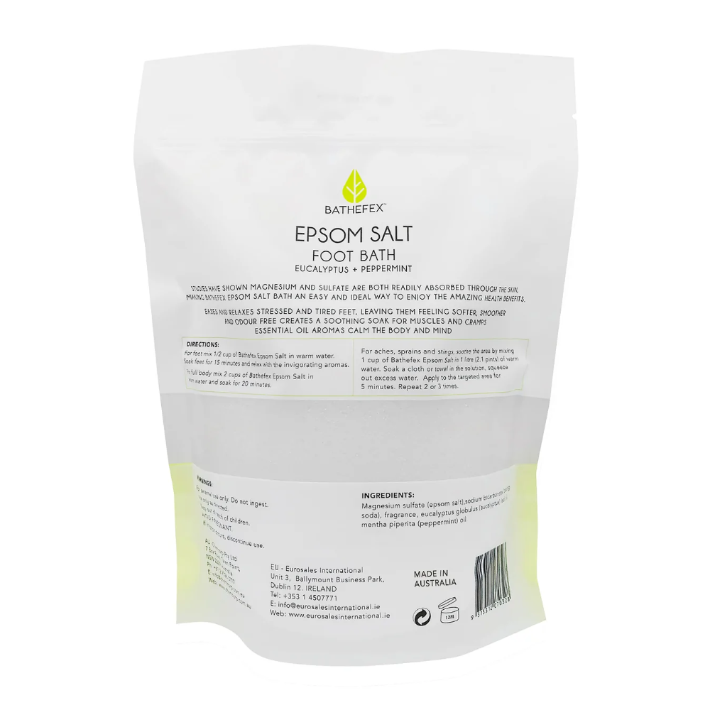 Bathefex, Epsom Salt Foot Bath 750g