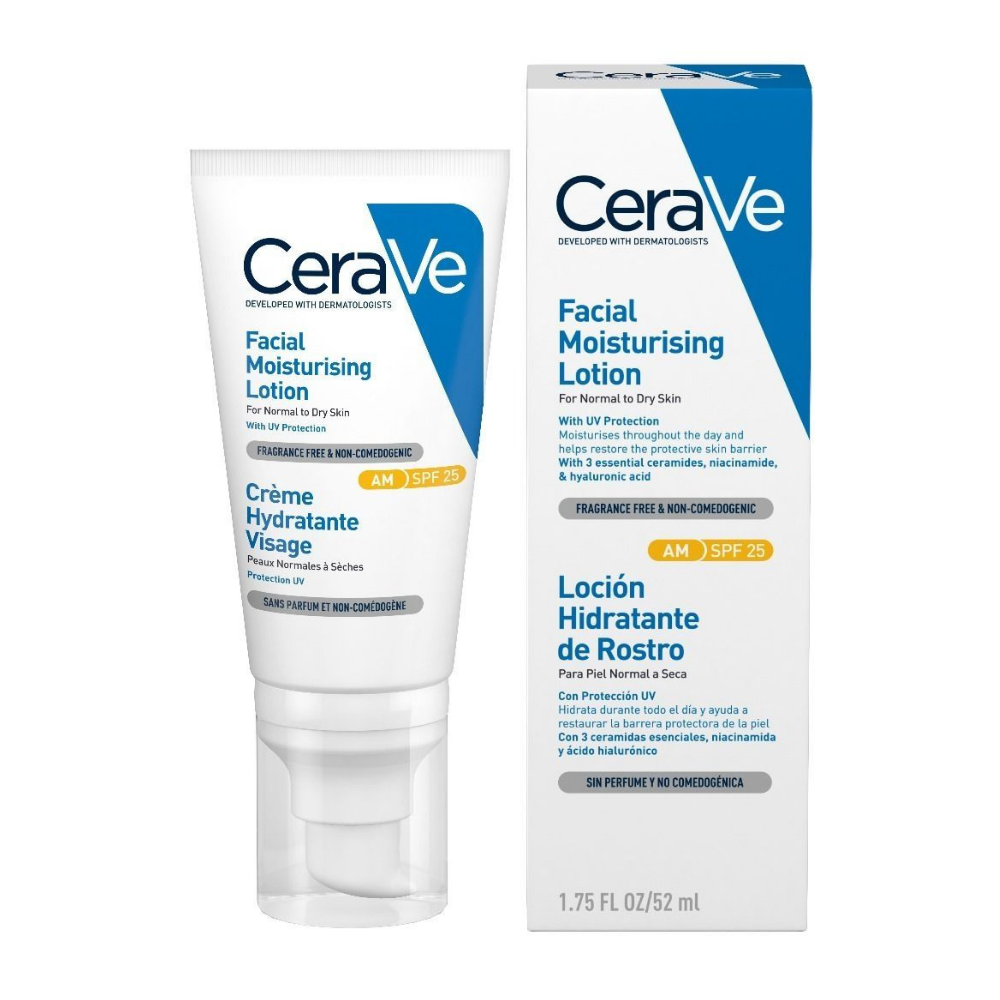 CeraVe, AM Facial Moisturising Lotion SPF25 52ml