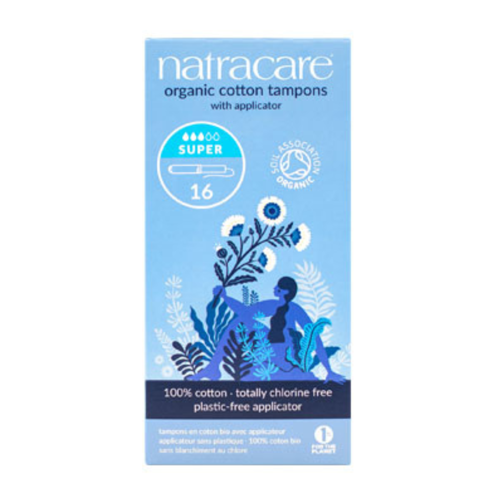 Natracare, Organic Cotton Tampons Super With Applicator 16s Default Title