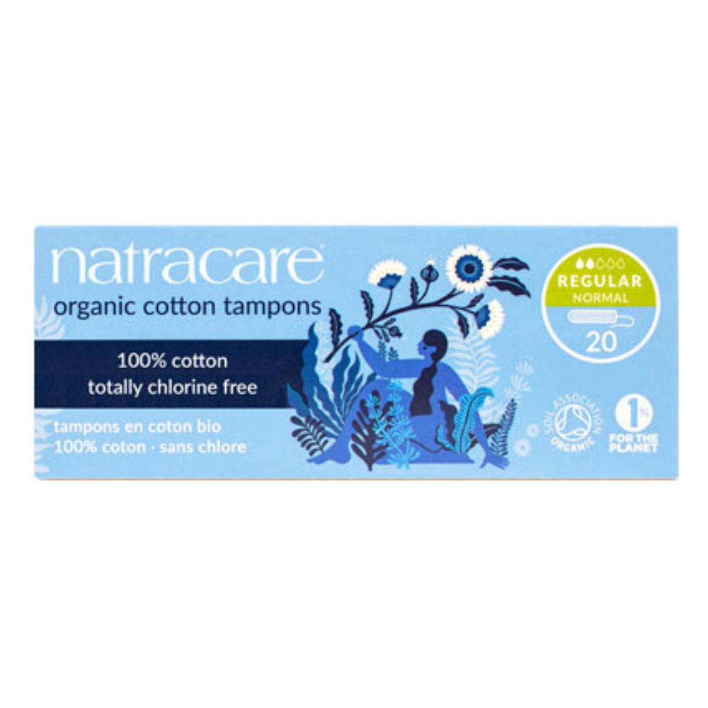 Natracare, Organic Cotton Tampons Regular 20s Default Title