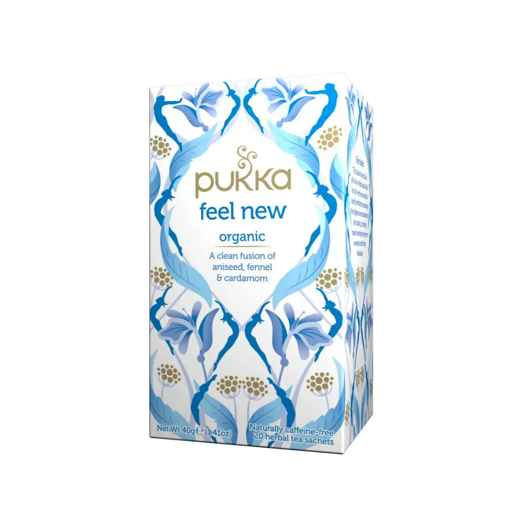 Pukka Herbs, Feel New Organic Herbal Tea 20 Sachets