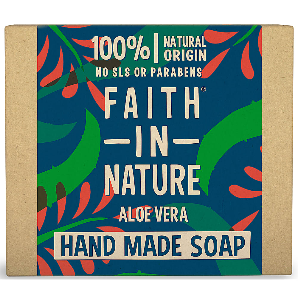 Faith In Nature, Aloe Vera Pure Organic Soap 100g Default Title