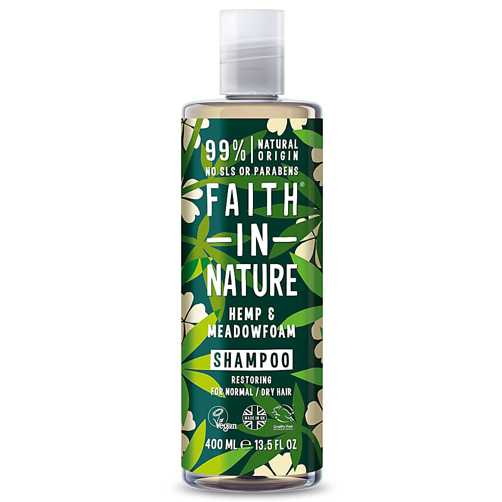 Faith In Nature, Hemp & Meadowfoam Shampoo 400ml Default Title