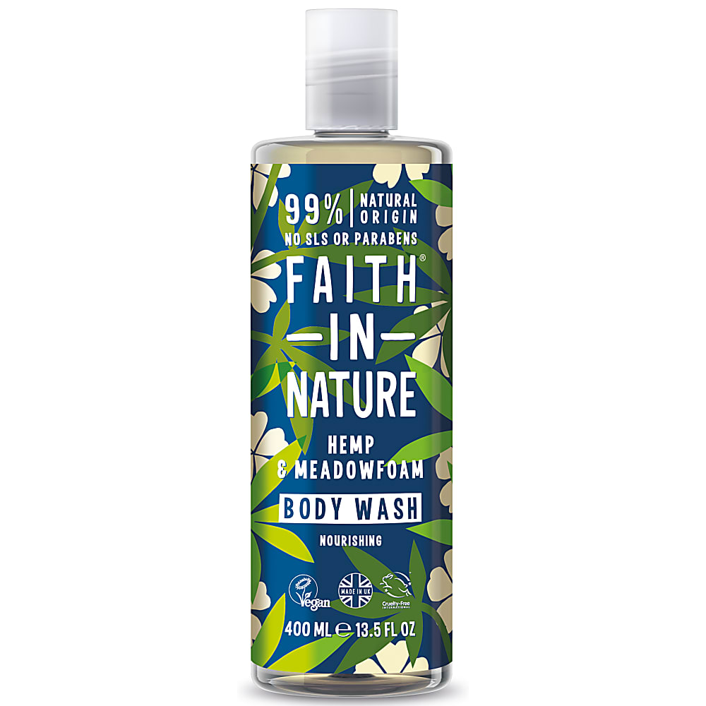 Faith In Nature, Hemp & Meadowfoam Body Wash 400ml Default Title