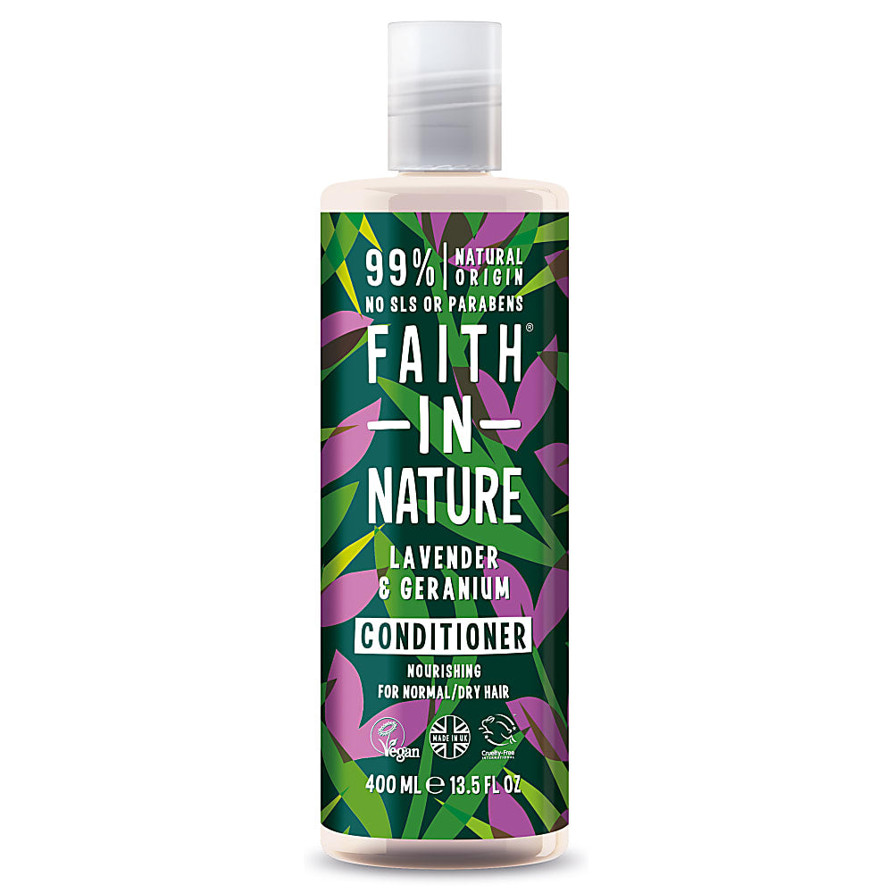 Faith In Nature, Lavender & Geranium Conditioner 400ml Default Title