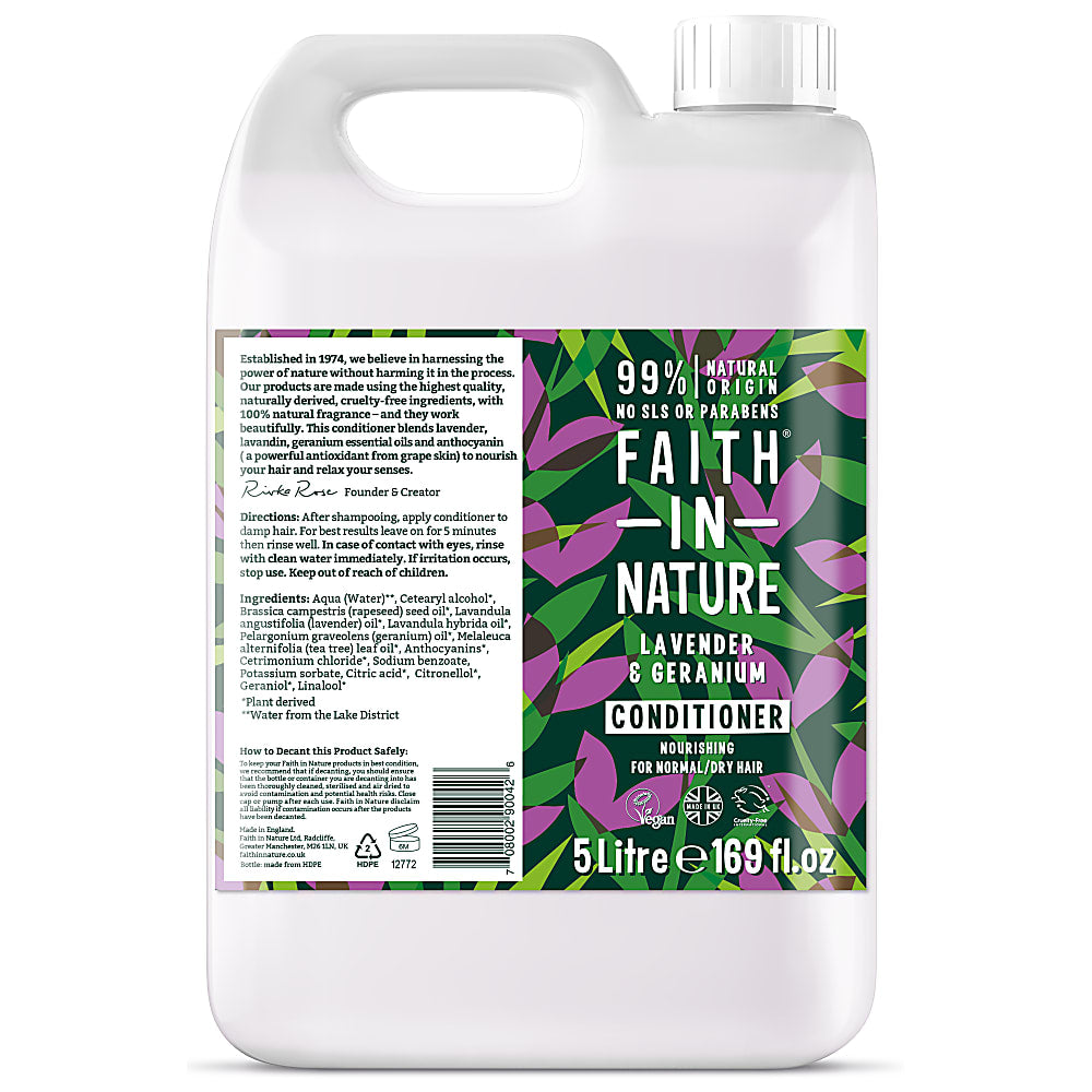 Faith In Nature, Lavender & Geranium Conditioner 400ml Default Title