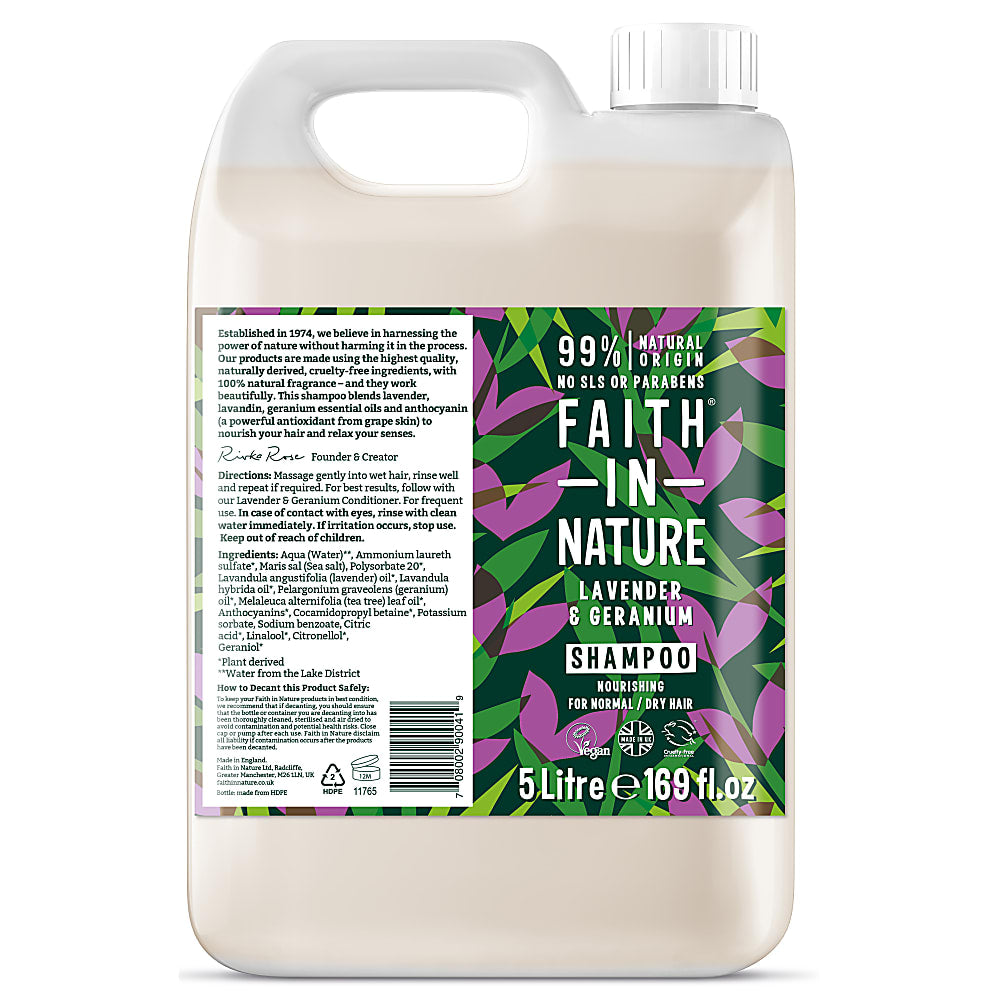 Faith In Nature, Lavender And Geranium Shampoo 400ml Default Title