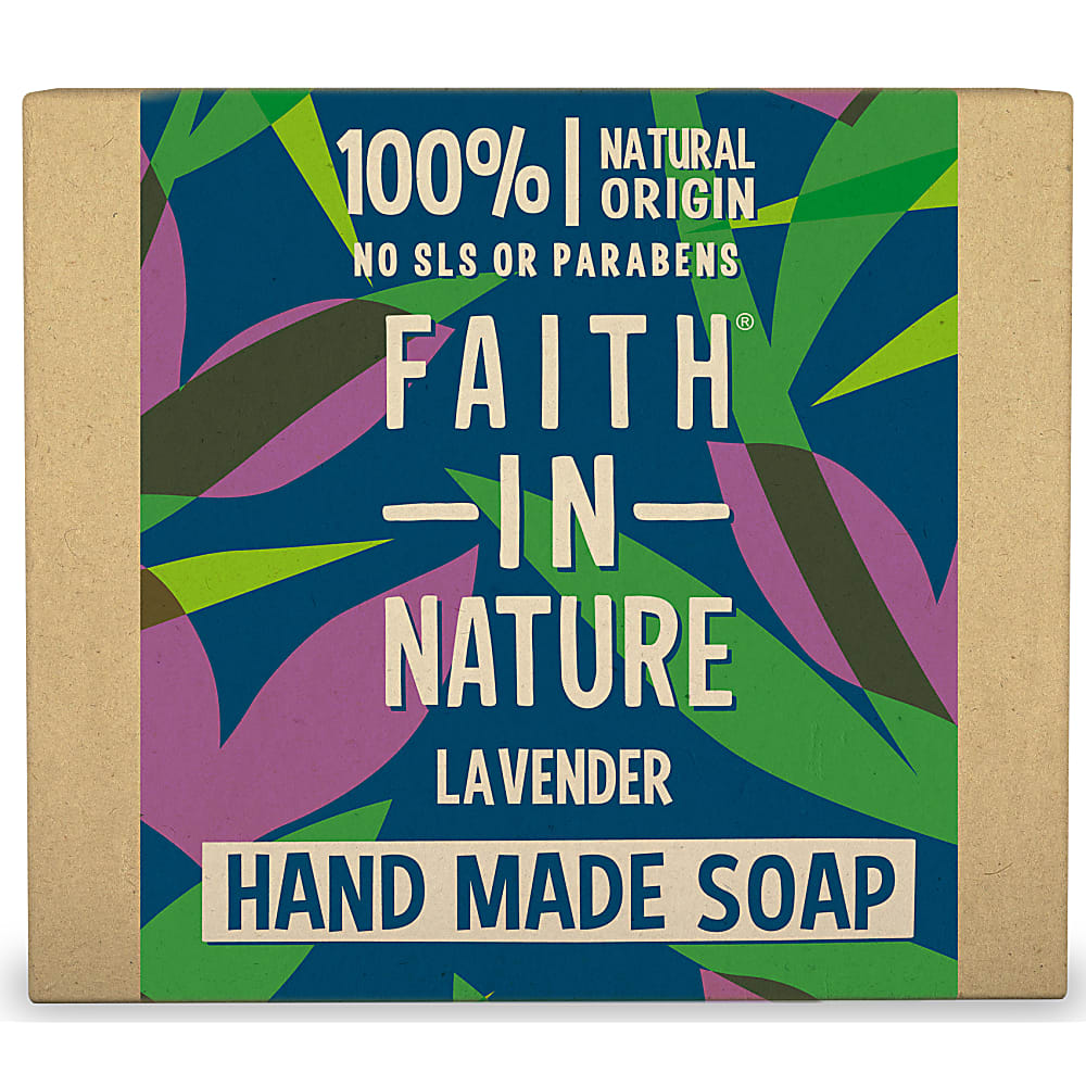 Faith In Nature, Lavender Pure Organic Soap 100g Default Title