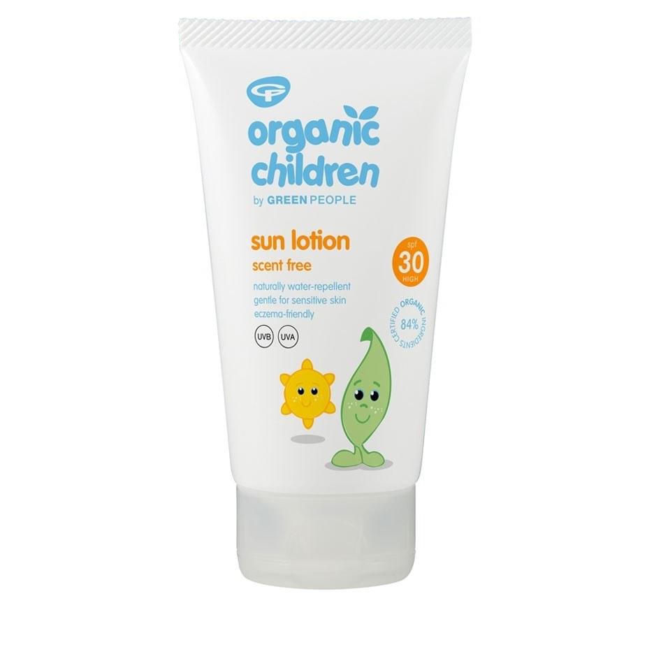 Green People, Organic Children Scent Free Sun Lotion SPF30 150ml Default Title