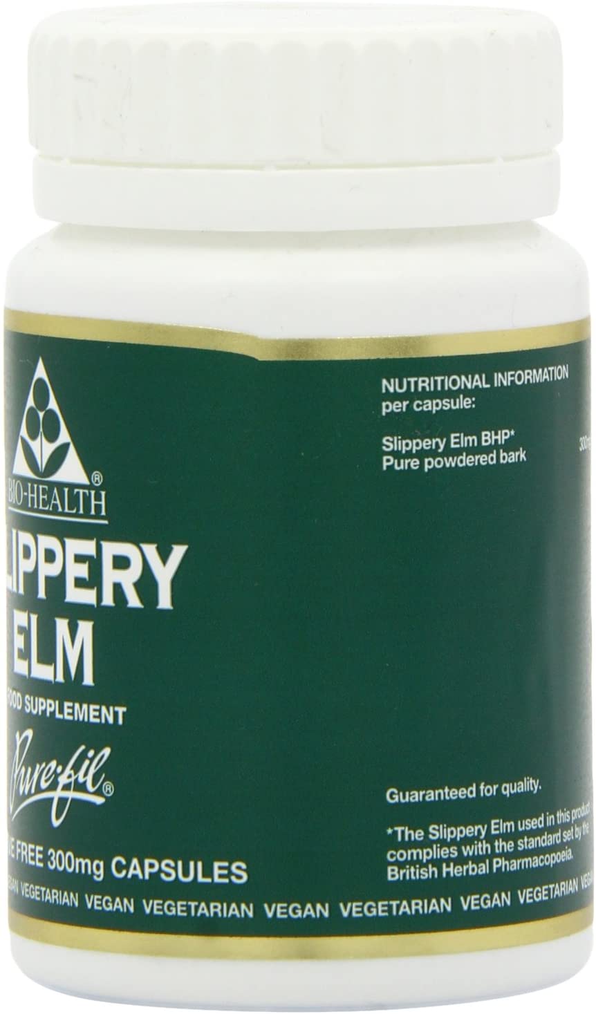 Biohealth, Slippery Elm 300mg 60 Capsules Default Title