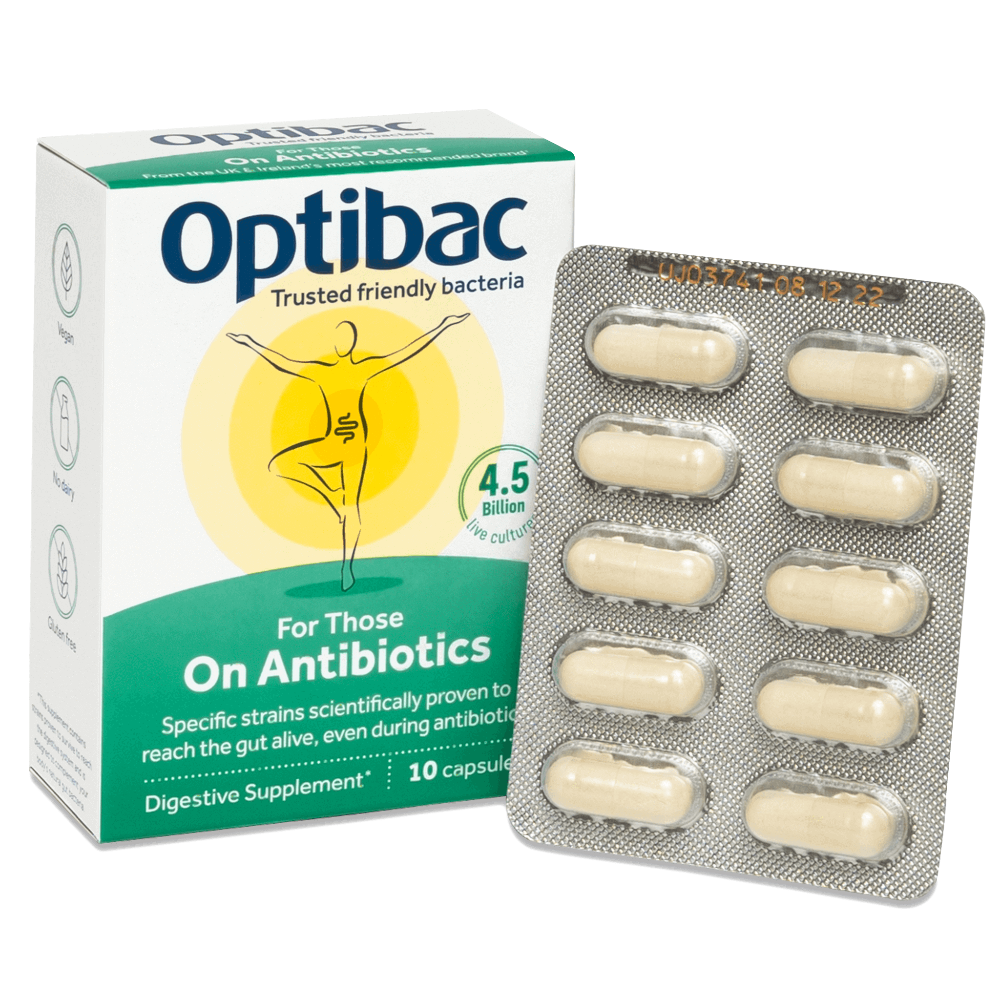 Optibac Probiotics, For Those On Antibiotics 10 Capsules