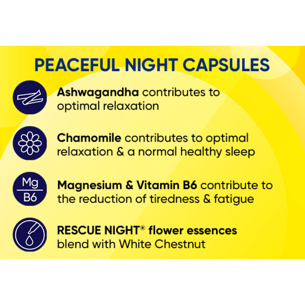 Bach, Rescue® Peaceful Night 30 Capsules