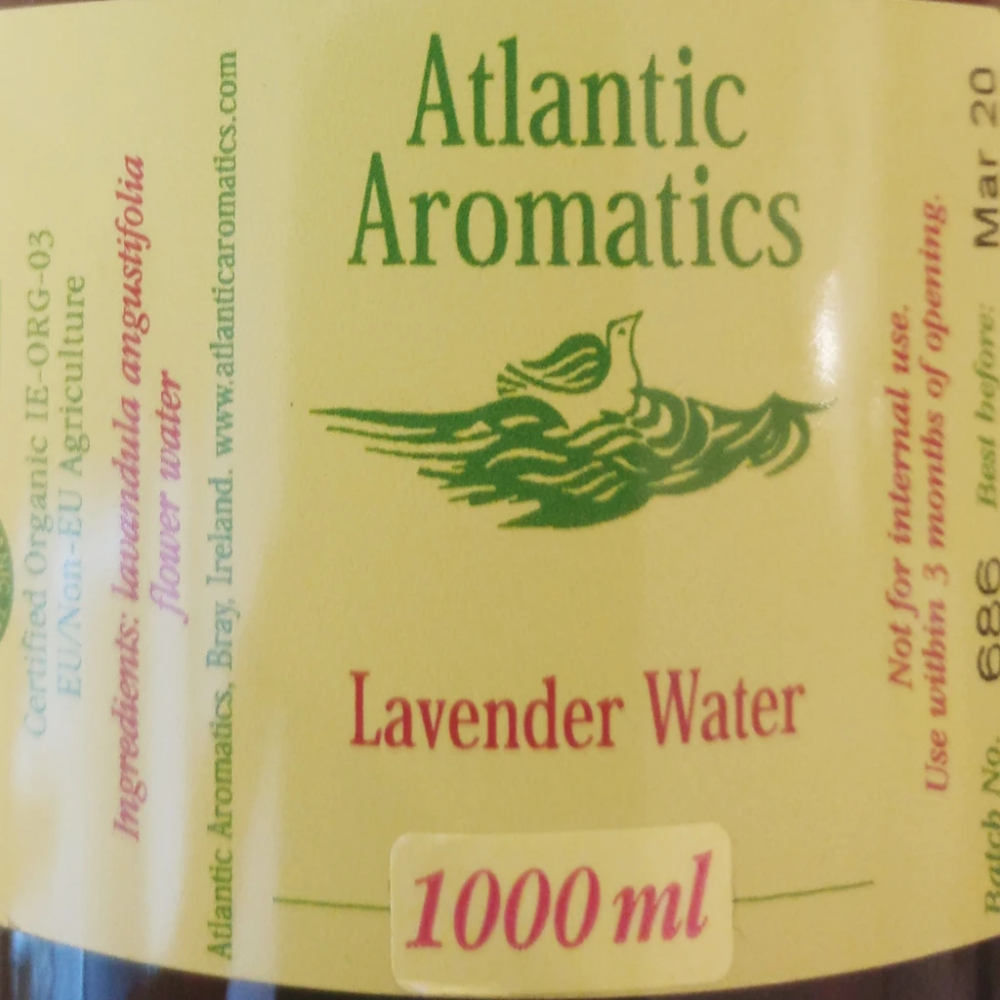 Atlantic Aromatics, Lavender Water 1000ml Default Title