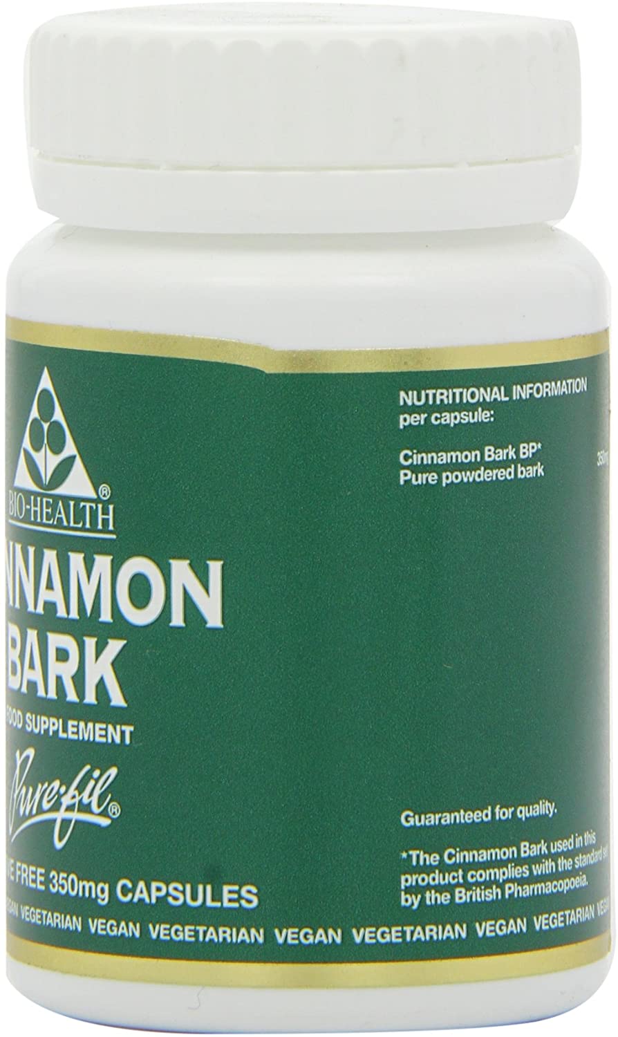 Biohealth, Cinnamon Bark 350mg 60 Capsules Default Title