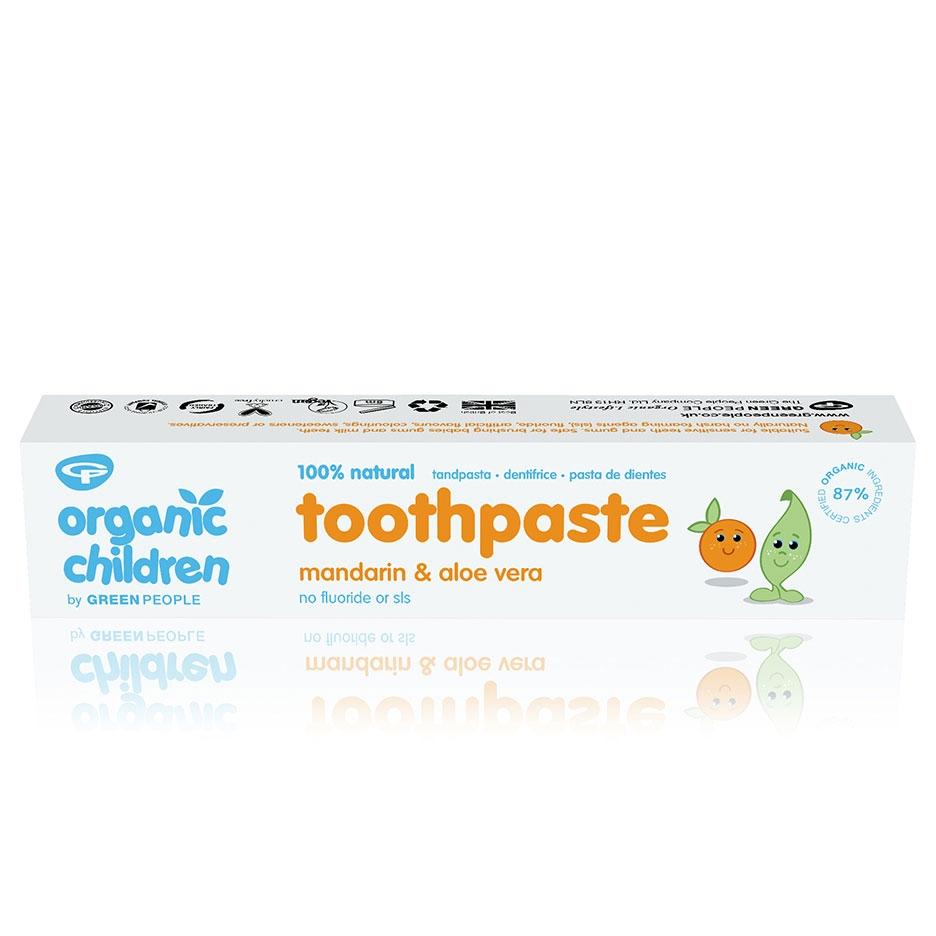 Green People, Organic Children Mandarin & Aloe Vera Toothpaste 50ml Default Title