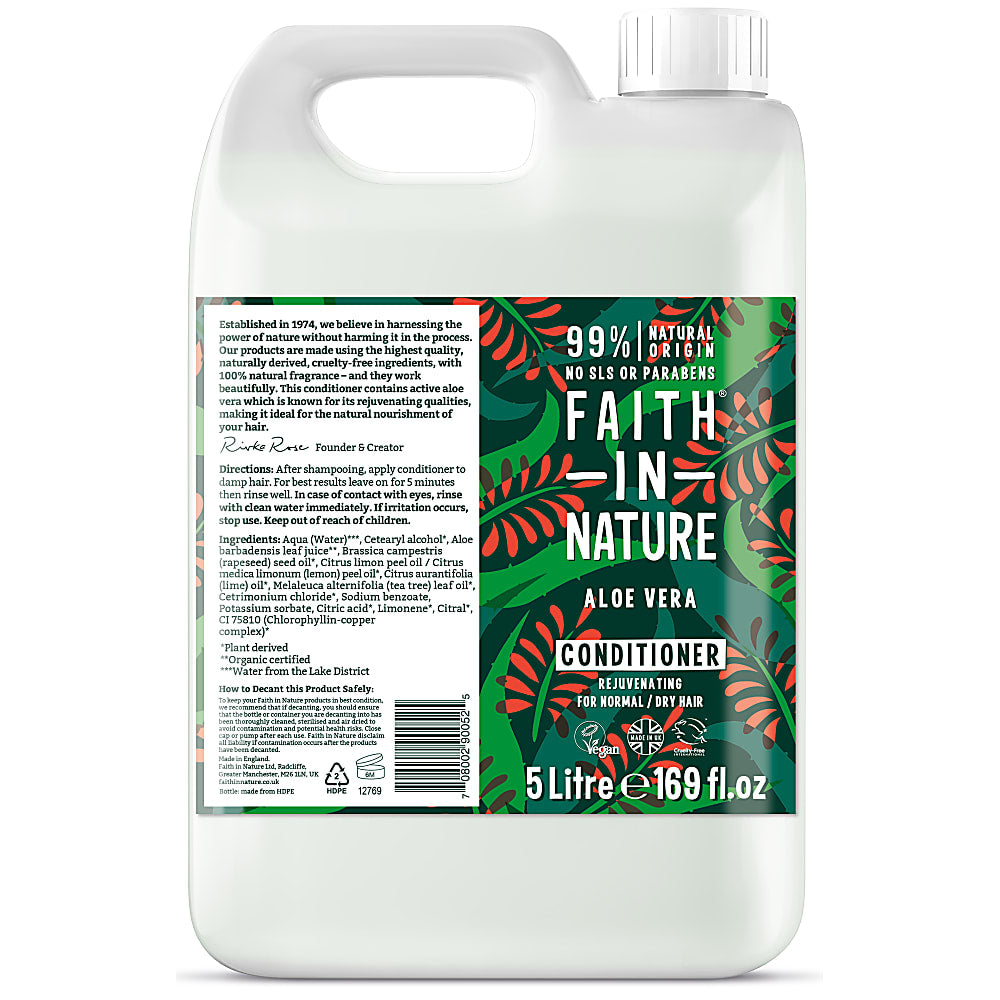 Faith In Nature, Aloe Vera Conditioner 5L Default Title