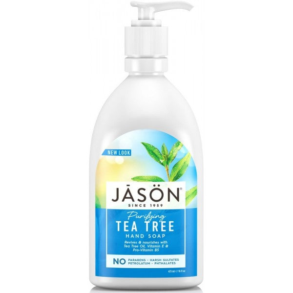 Jason, Purifying Tea Tree Hand Soap With Pump 473ml Default Title