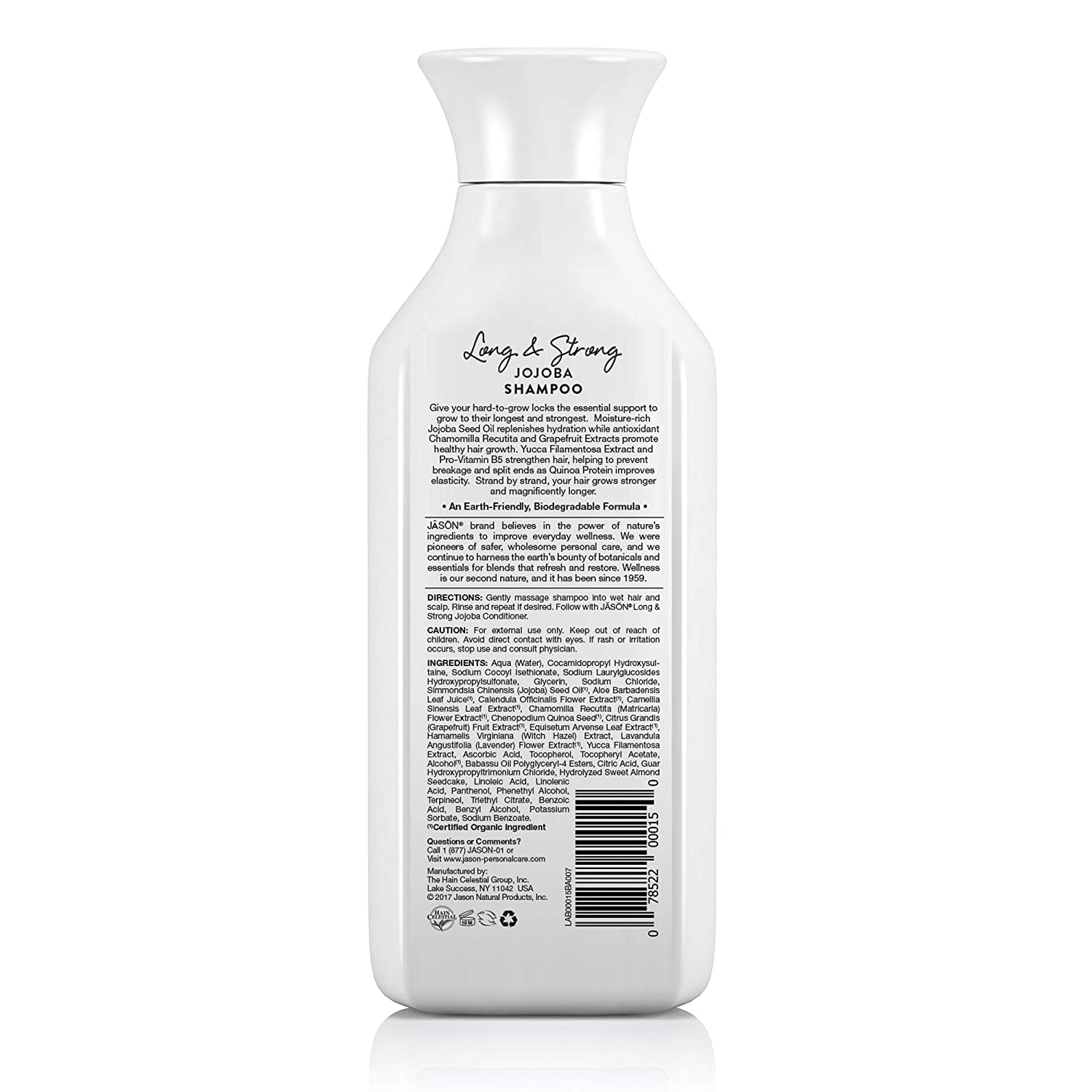 Jason, Long & Strong Jojoba Shampoo 473ml Default Title