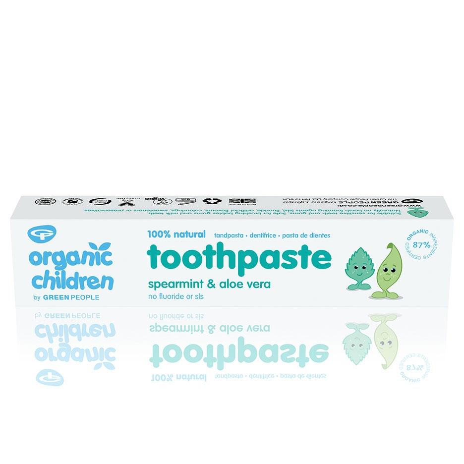 Green People, Organic Children Spearmint & Aloe Vera Toothpaste 50ml Default Title