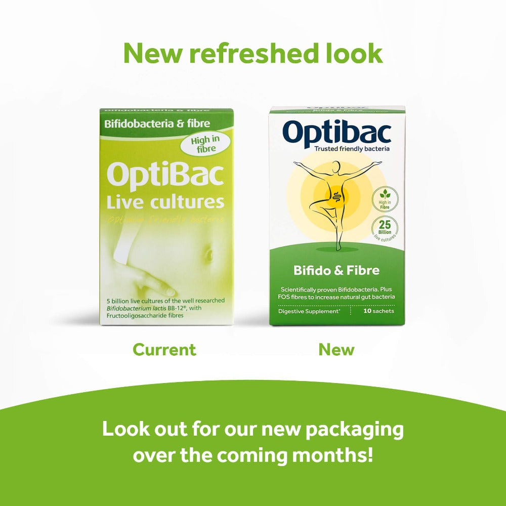 Optibac Probiotics, Bifido & Fibre Sachets