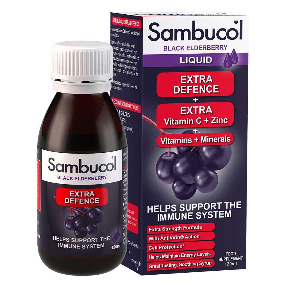 Sambucol, Extra Defence Liquid 120ml Default Title