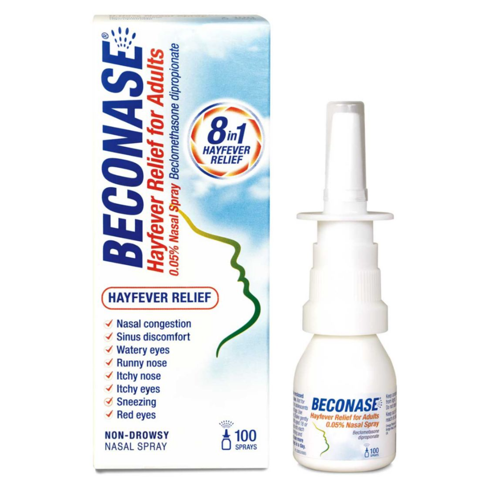 Beconase, Hayfever Relief for Adults Nasal Spray - 100 Sprays