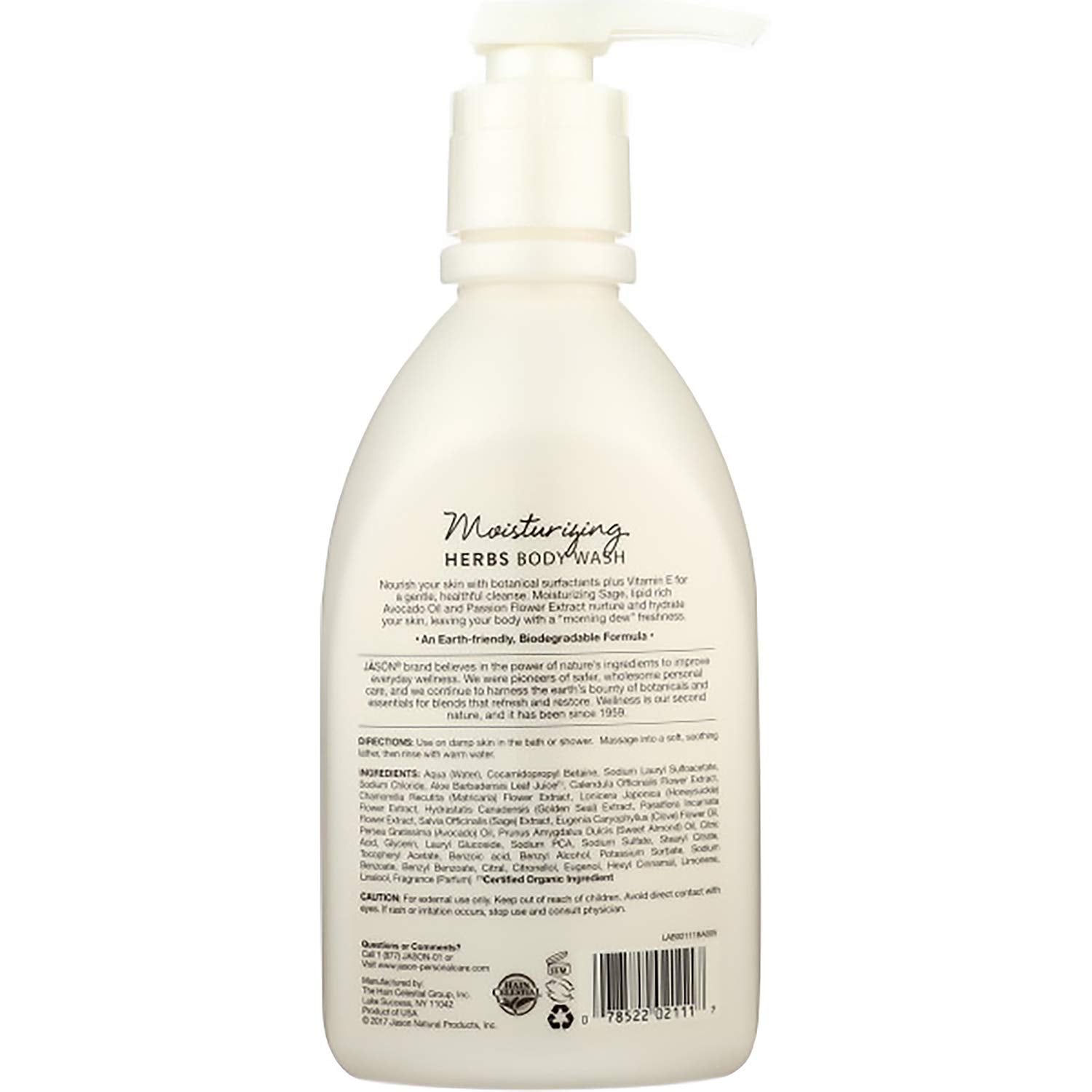 Jason, Moisturizing Herbs Body Wash 887ml Default Title