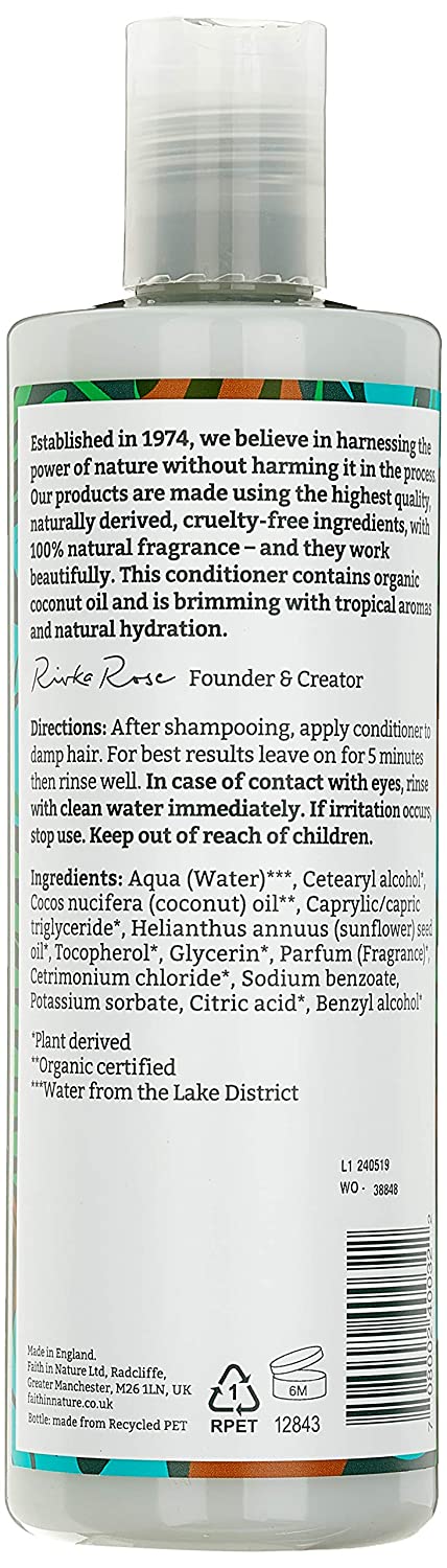 Faith In Nature, Coconut Conditioner 400ml Default Title