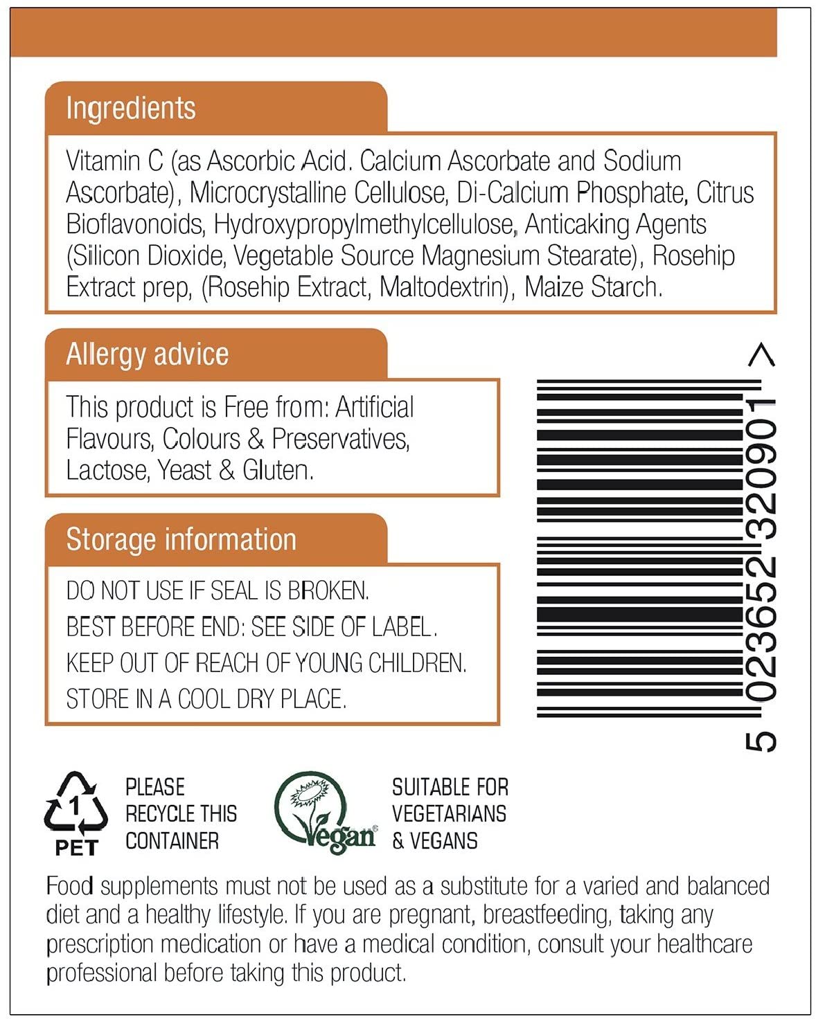 Natures Aid, Vitamin C 1000mg Low Acid 90 Tablets Default Title