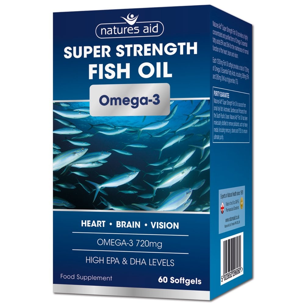 Natures Aid, Omega 3 Super 60 Softgels Default Title