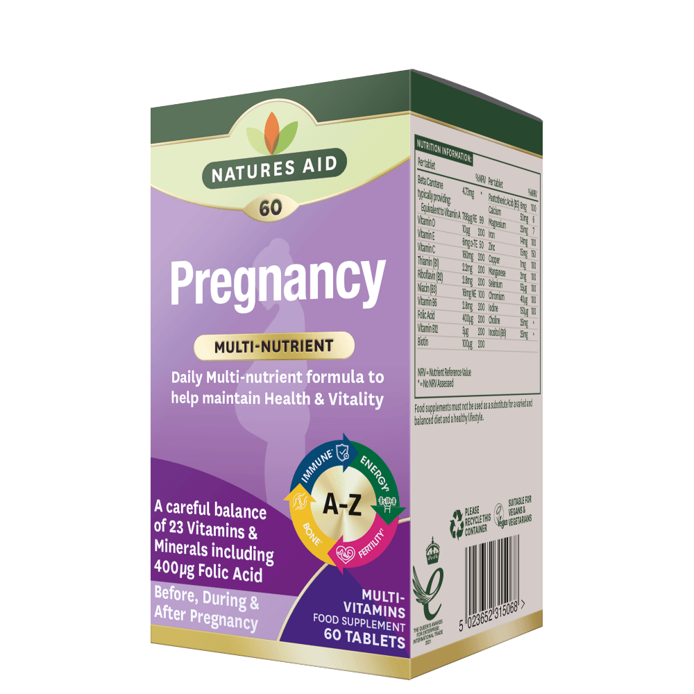 Natures Aid, Pregnancy Pregnancy Multi-Nutrients 60 Tablets