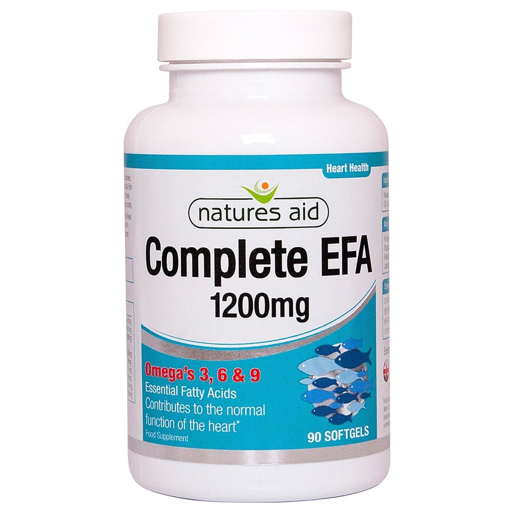 Natures Aid, Complete EFA (Omegas 3, 6 & 9) 90 Capsules Default Title