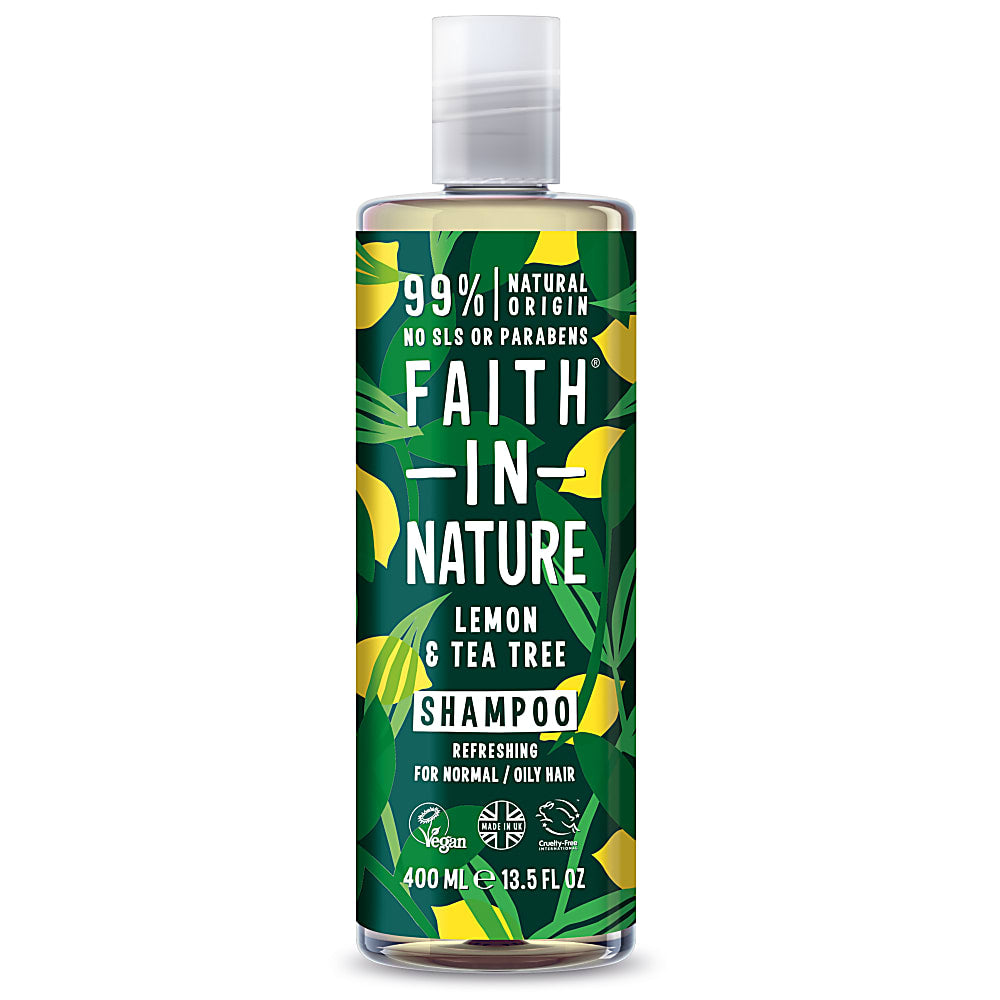 Faith In Nature, Lemon & Tea Tree Shampoo 400ml Default Title