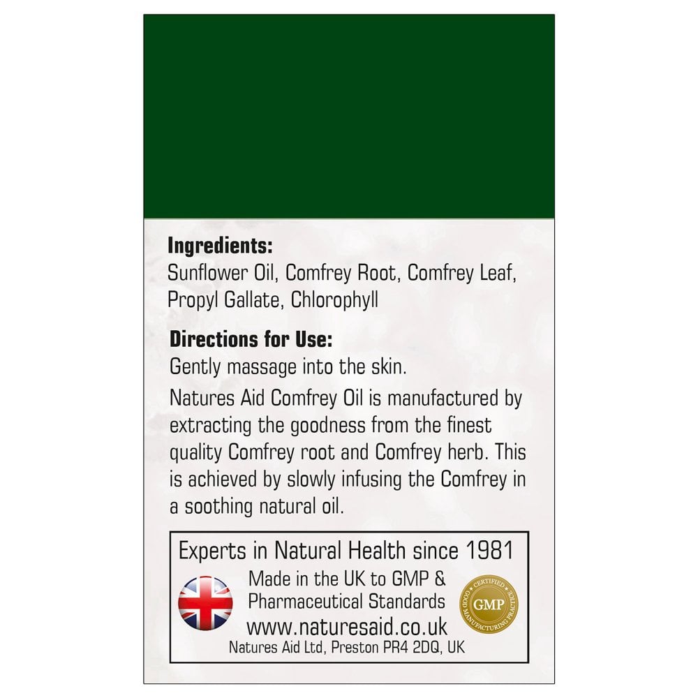 Natures Aid, Comfrey Oil 150ml Default Title