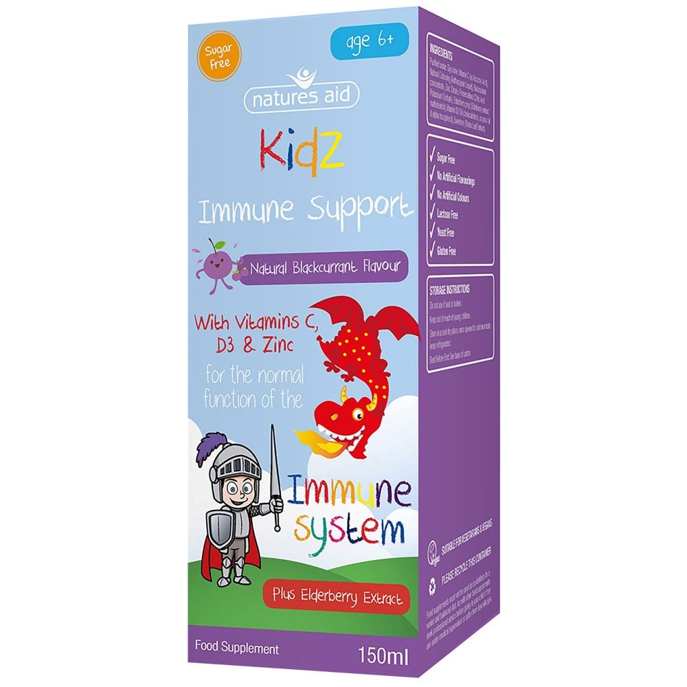 Natures Aid, Kidz Immune Support 150ml Default Title