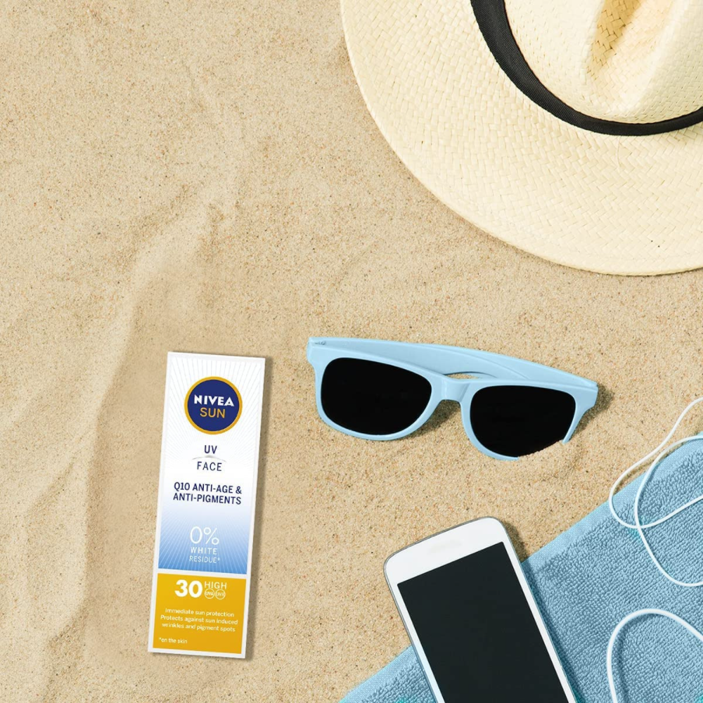 Nivea Sun, Q10 Anti-Age & Anti-Pigments Face Cream SPF30 50ml