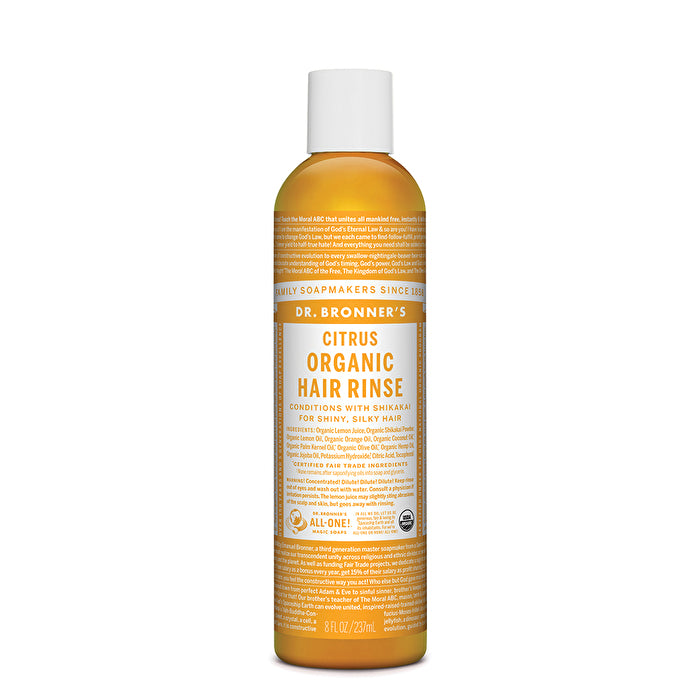 Dr. Bronner, Citrus Hair Conditioner Rinse 236ml