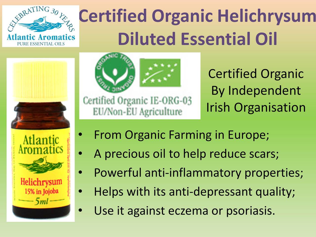 Atlantic Aromatics, Helichrysum 5ml Default Title