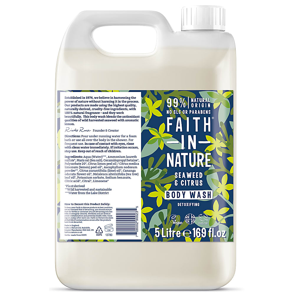 Faith In Nature, Seaweed & Citrus Body Wash 5L Default Title