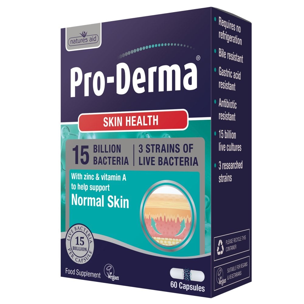 Natures Aid, Bio360 PRO-DERMA® (15 Billion Bacteria) 60 Capsules Default Title