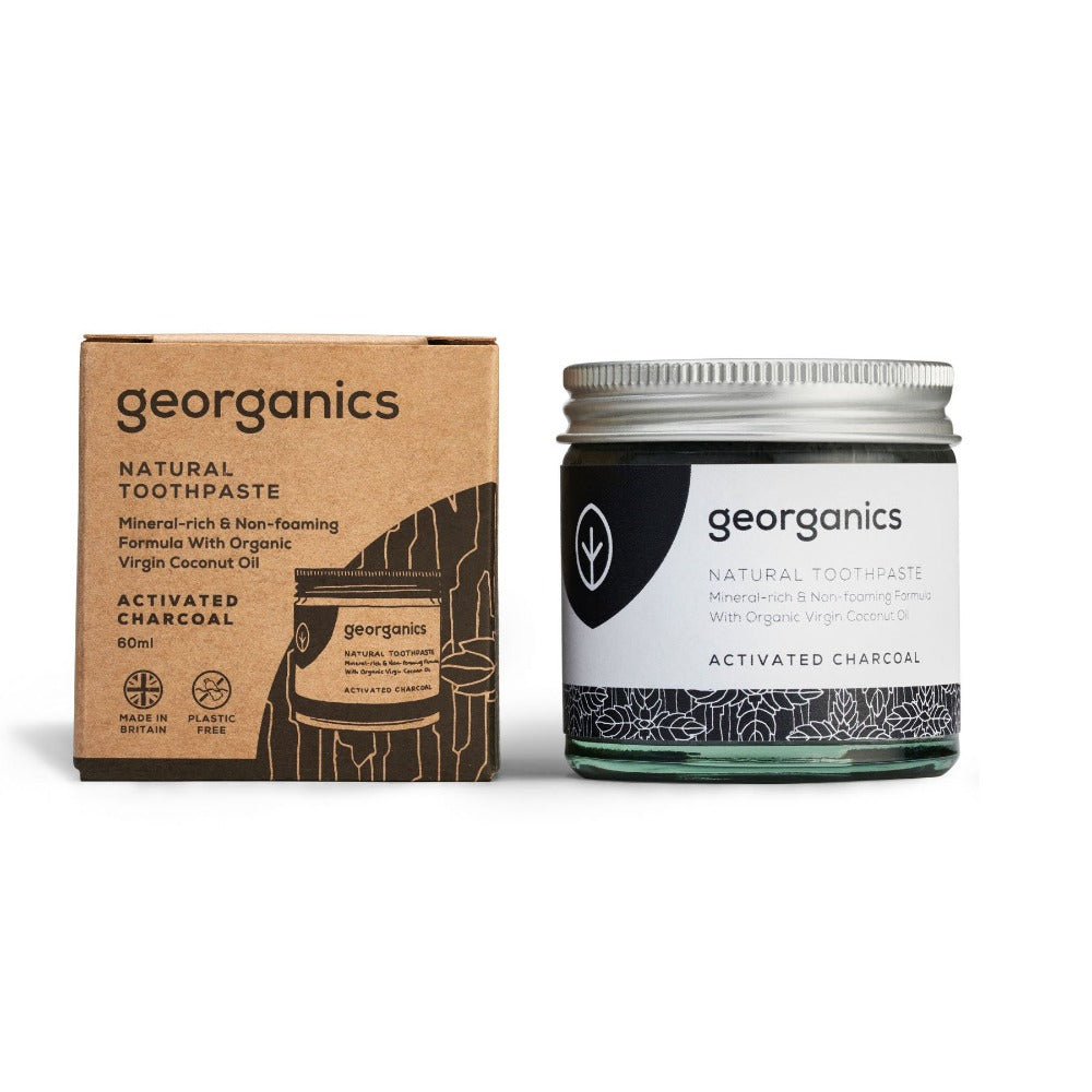 Georganics, Activated Charcoal Toothpaste 60ml Default Title