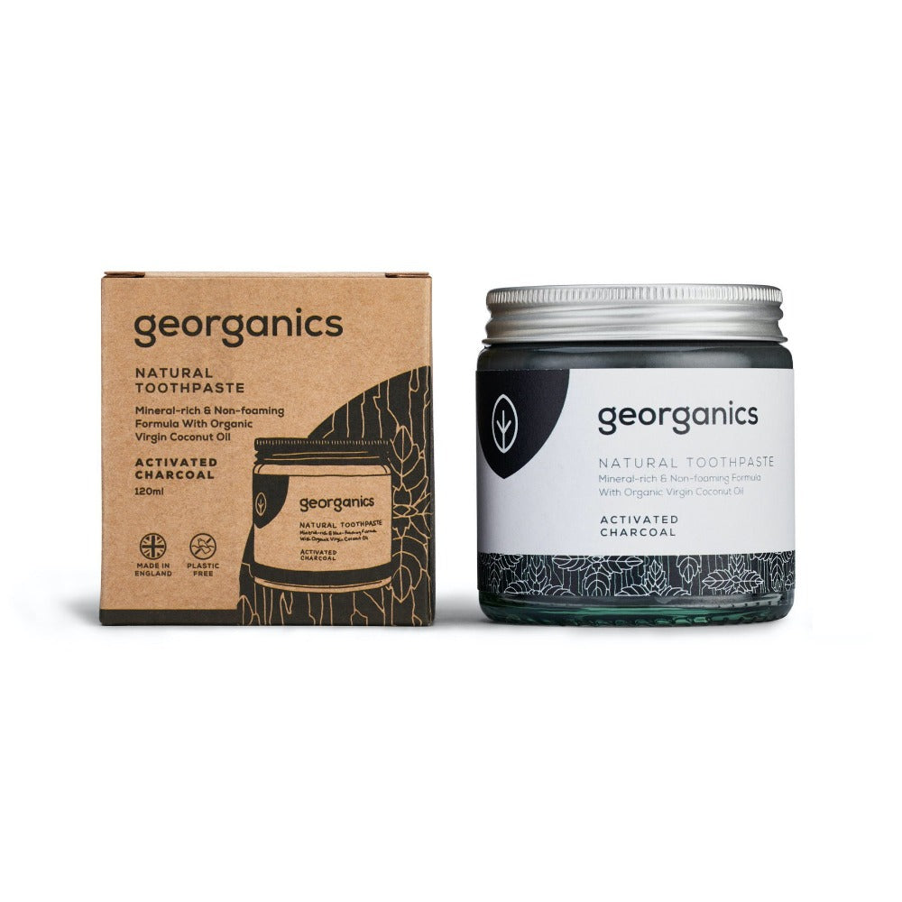 Georganics, Activated Charcoal Toothpaste 120ml Default Title