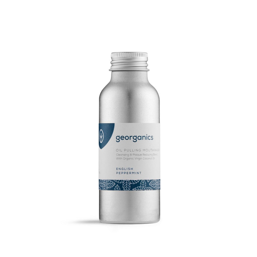 Georganics, English Peppermint Mouthwash 100ml Default Title