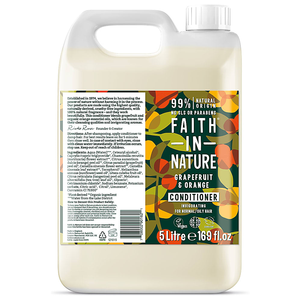 Faith In Nature, Grapefruit & Orange Conditioner 5L Default Title